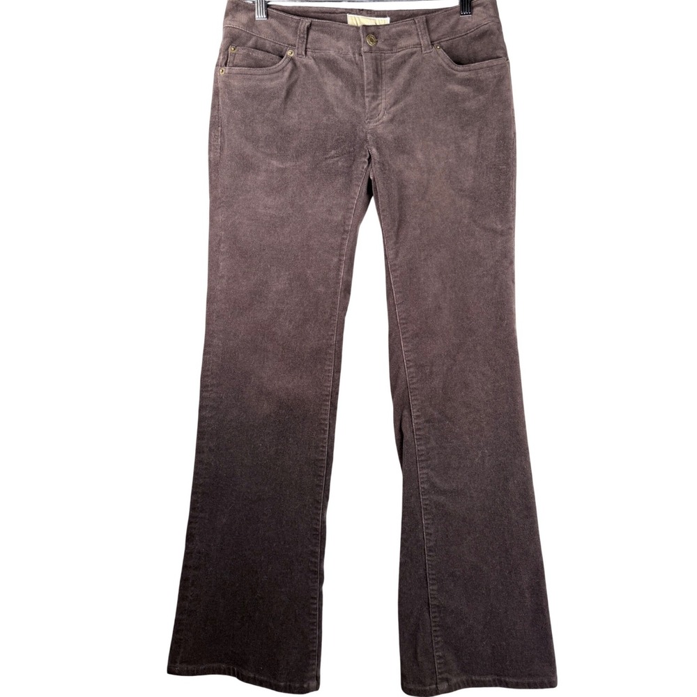 Michael Michael Kors Brown Velveteen Low Rise Corduroy Boot Cut Womens 4